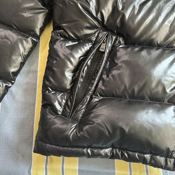 Moncler Maya Black Shiny Windbreaker Jacket - Picture 8 of 10